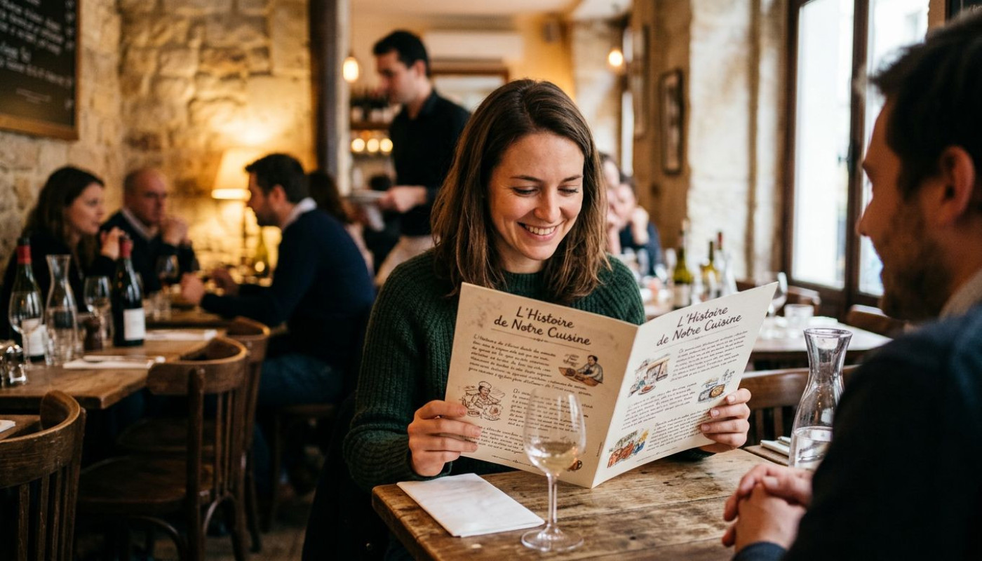 Quand la carte du restaurant raconte une histoire et fidélise sans effort